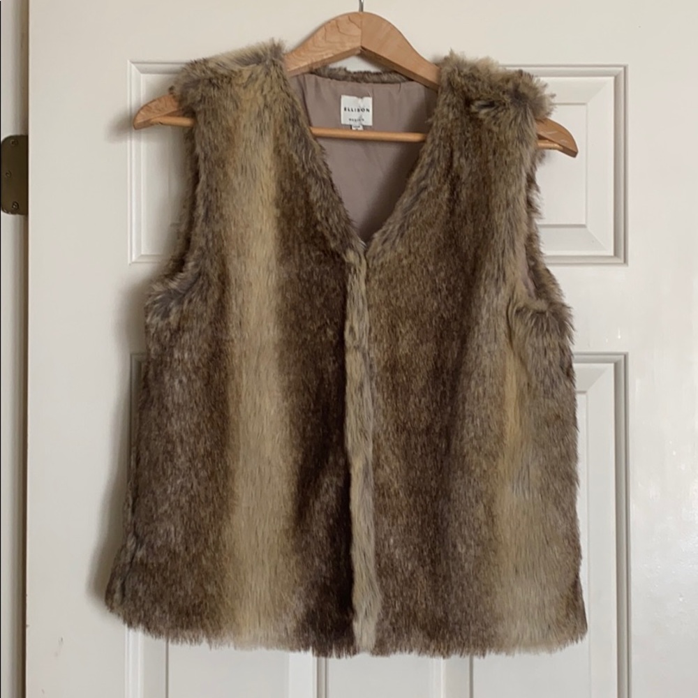 Ellison Fur Vest, Medium